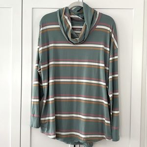LL Bean tunic cowl neck sweater